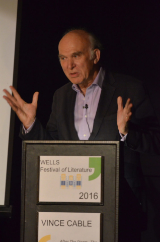 Vince Cable - 2016 Wells Festival of Literature